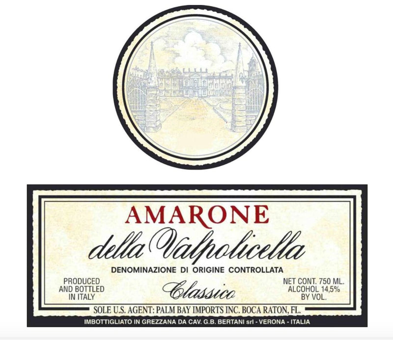 Bertani Amarone Classico 2012 - 750ml