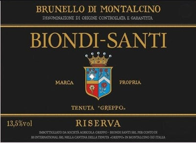 Biondi Santi Brunello di Montalcino Riserva 2016 - 750ml