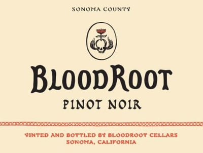 BloodRoot Pinot Noir Sonoma 2022 - 750ml