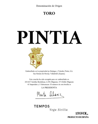 Bodegas y Vinedos Pintia 2017 - 750ml