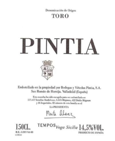 Bodegas Y Vinedos Pintia 2018 - 750ml