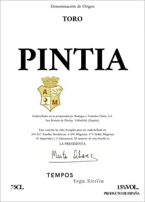 Bodegas y Vinedos Pintia 2020 - 750ml