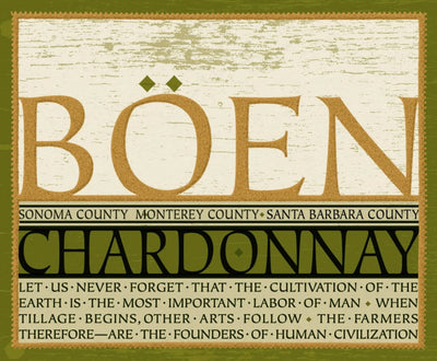 Boen California Tri-Appellation Chardonnay 2022 - 750ml