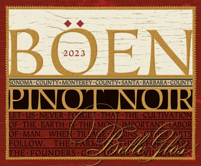 Boen California Tri-Appellation Pinot Noir 2023 - 750ml