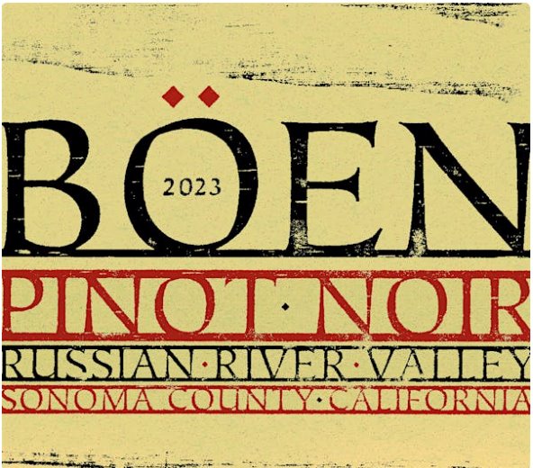 Boen Russian River Valley Pinot Noir 2023 - 750ml