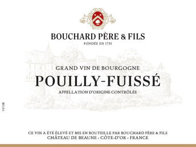 Bouchard Pere & Fils Pouilly Fuisse 2020 - 750ml