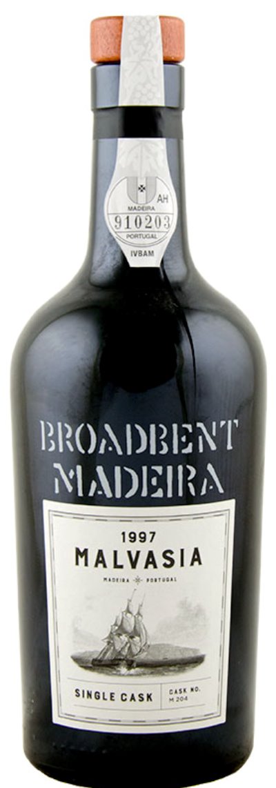 Broadbent Madeira Single Cask Malvasia Cask M 204 1997 - 500ml