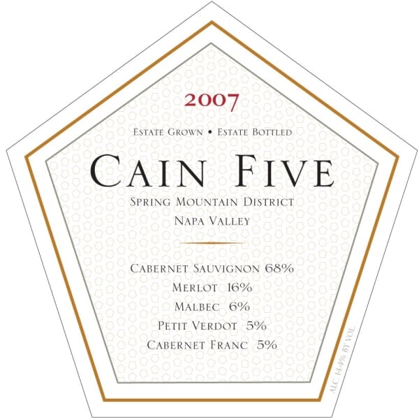 Cain Five 2007 - 750ml