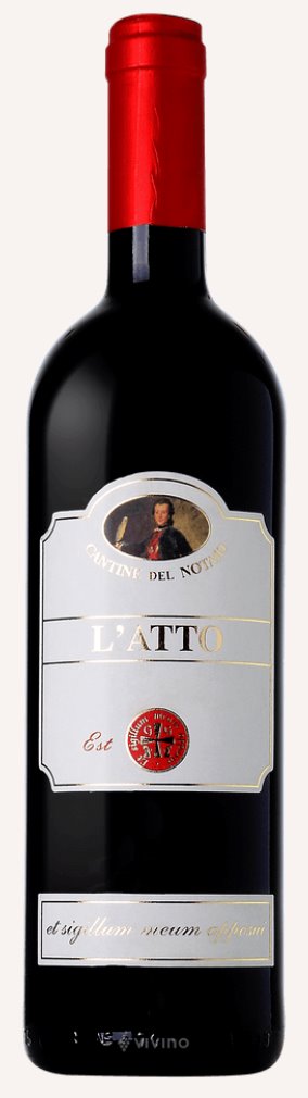 Cantine Del Notaio L'Atto Basilicata Red 2022 - 750ml