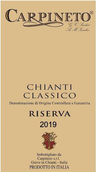 Carpineto Chianti Classico Riserva 2019 - 750ml