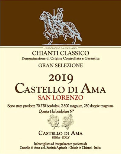 Castello di Ama Chianti Classico San Lorenzo Gran Selezione 2019 - 750ml