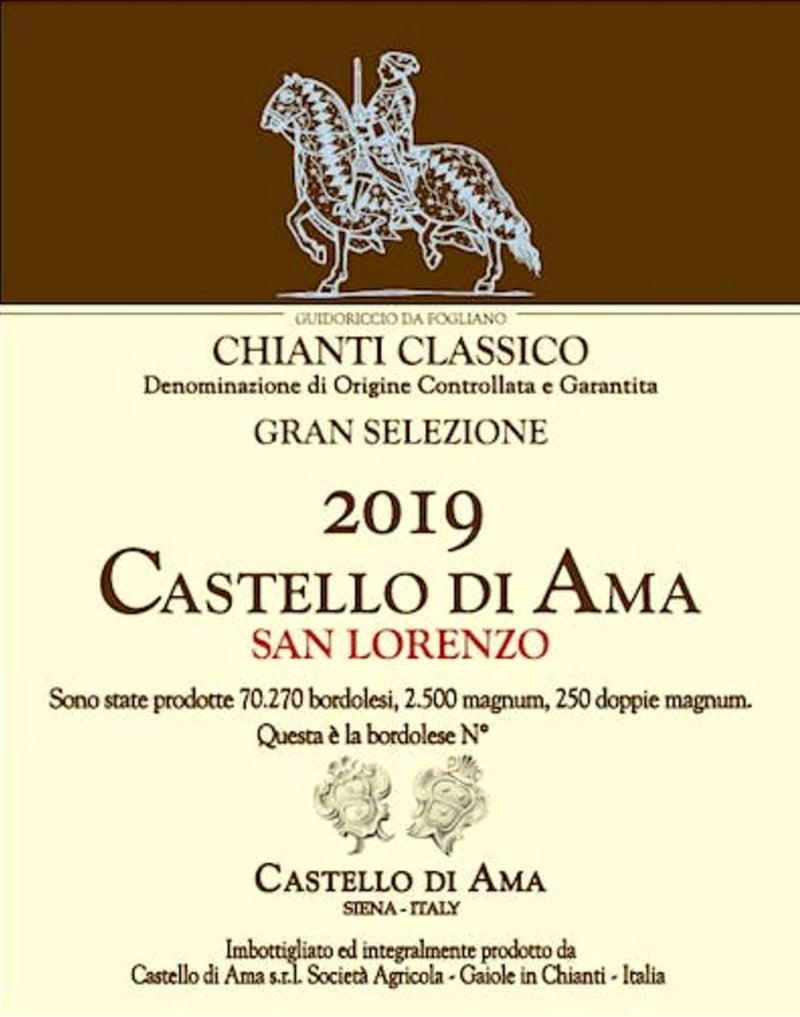 Castello di Ama Chianti Classico San Lorenzo Gran Selezione 2019 - 750ml