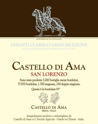 Castello di Ama Chianti Classico San Lorenzo Gran Selezione 2021 - 750ml
