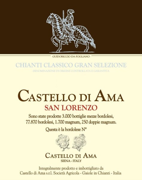 Castello di Ama Chianti Classico San Lorenzo Gran Selezione 2021 - 750ml