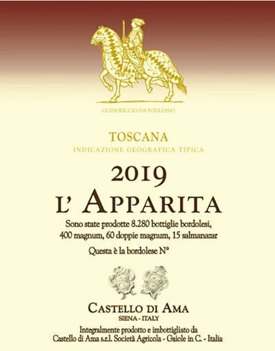 Castello di Ama L'Apparita Toscana 2019 - 750ml