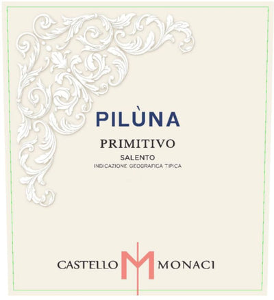 Castello Monaci Piluna Primitivo 2020 - 750ml