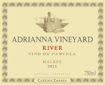 Catena Zapata Malbec Adrianna Vineyard River 2021 - 750ml