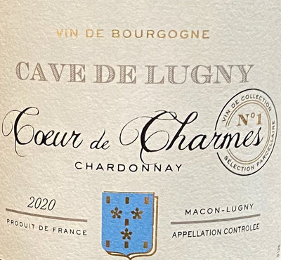 Cave de Lugny 'Coeur de Charmes' Chardonnay 2020 - 750ml