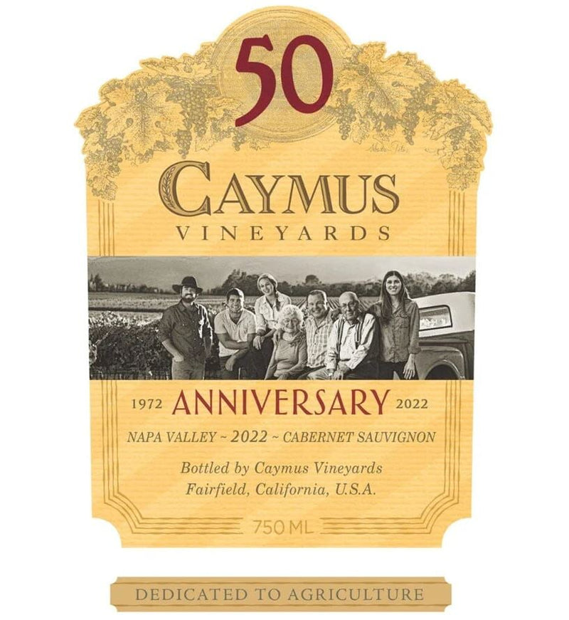 Caymus 50th Anniversary Napa Valley Cabernet Sauvignon 2022 - 750ml