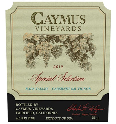 Caymus Special Selection Cabernet Sauvignon 2019 - 750ml