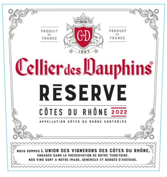 Cellier des Dauphins CDR Reserve Red 2022 - 750ml