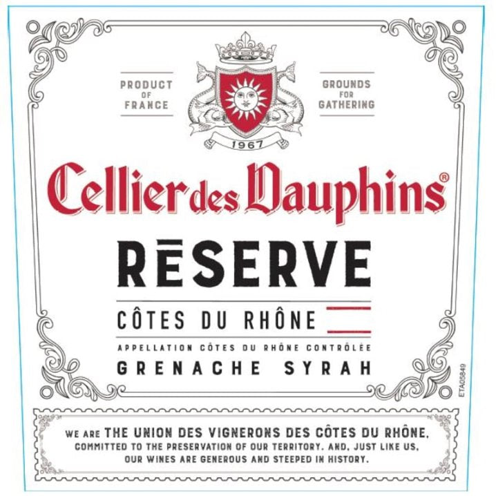 Cellier des Dauphins CDR Reserve Red 2023 - 750ml
