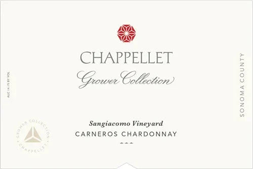 Chappellet Grower Collection Sangiacomo Vineyard Chardonnay 2023 - 750ml