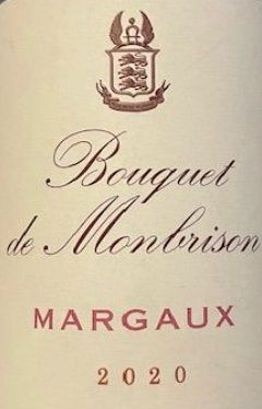 Chateau Bouquet Monbrison Margaux 2020 - 750ml