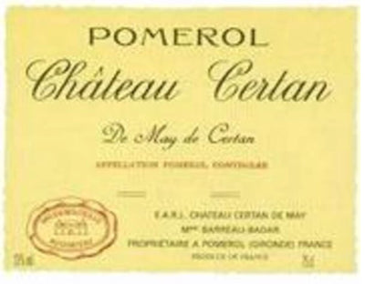 Chateau Certan De May Pomerol 1995 - 750ml