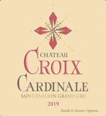 薔薇エキス配合　限界濃度liquid　# h4cbh crdp crdh cpx Chateau Croix Cardinale Saint Emilion Grand Cru 2019 - 750ml
