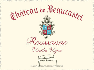 Chateau de Beaucastel Chateauneuf-du-Pape Vieilles Vignes Roussanne 2021 - 750ml
