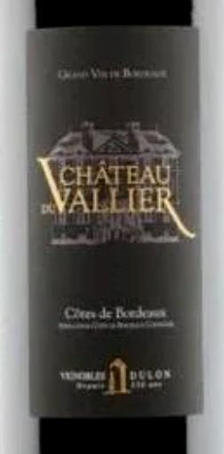 Château du Vallier Bordeaux 2018 - 750ml