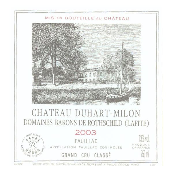 Chateau Duhart-Milon 2003 - 750ml