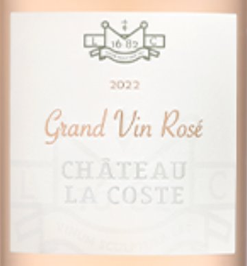 Chateau La Coste Grand Vin Rose 2022 - 750ml