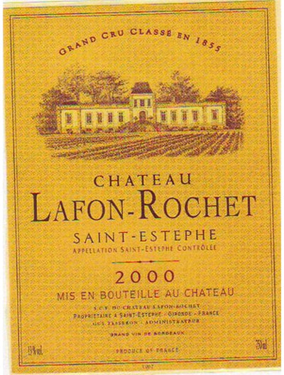 Chateau Lafon-Rochet Saint-Estephe 2000 - 750ml