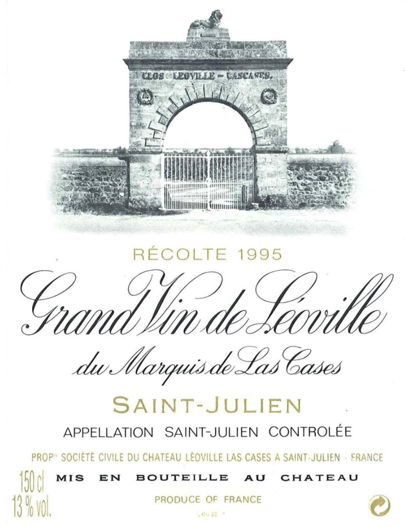 Chateau Leoville Las Cases Saint Julien 1995 - 750ml