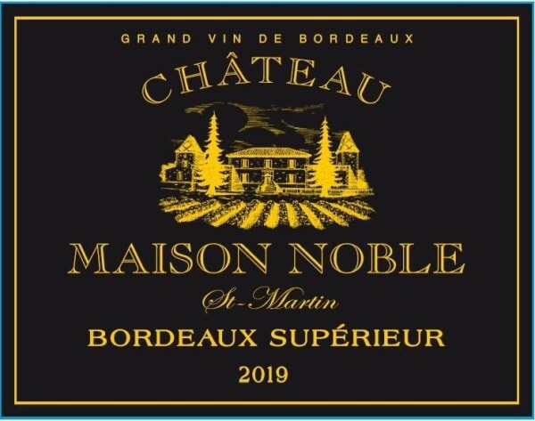 Chateau Maison Noble Saint Martin Bordeaux Superieur 2019 - 750ml