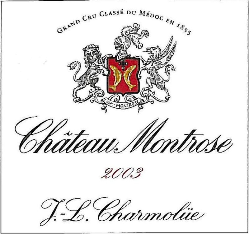 Chateau Montrose St. Estephe 2003 - 750ml