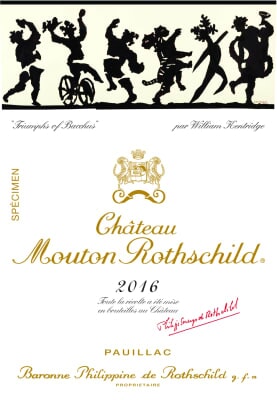 Chateau Mouton Rothschild 2016 - 750ml