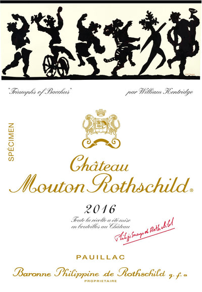 Chateau Mouton Rothschild 2016 - 750ml