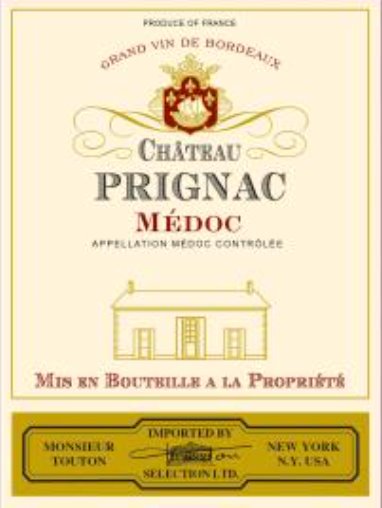 Chateau Prignac Bordeaux Medoc 2019 - 750ml