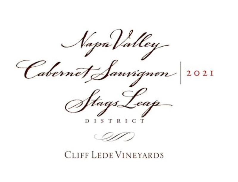 Cliff Lede Poetry Stags Leap Cabernet 2021 -750ml