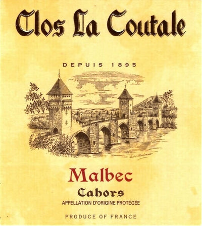 Clos la Coutale Cahors Malbec 2023 - 750ml