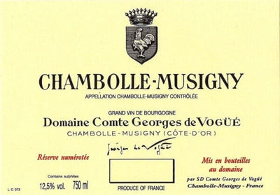 Comte Georges de Vogue Chambolle Musigny 2021 - 750ml