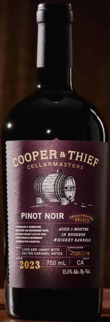 Cooper & Thief Brandy Barrel Aged Pinot Noir 2023 - 750ml