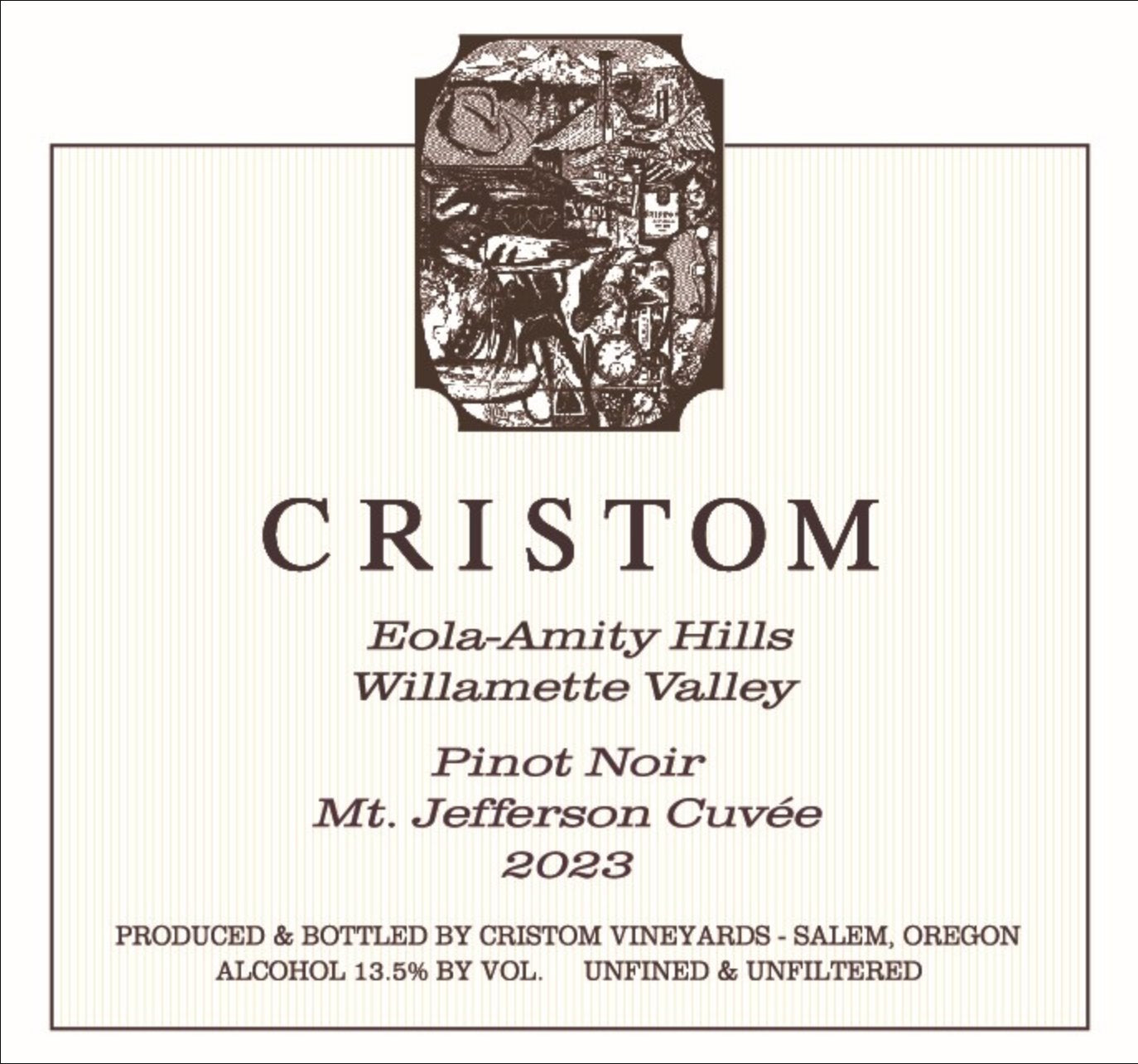 Cristom Mt. Jefferson Cuvee Pinot Noir 2023 - 750ml