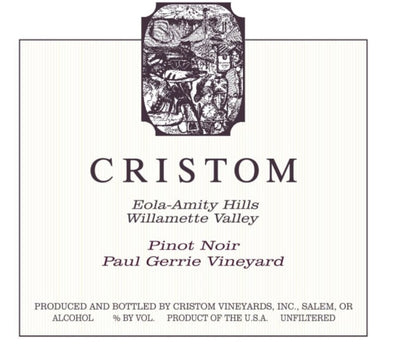 Cristom Paul Gerrie Vineyard Pinot Noir 2022 - 750ml
