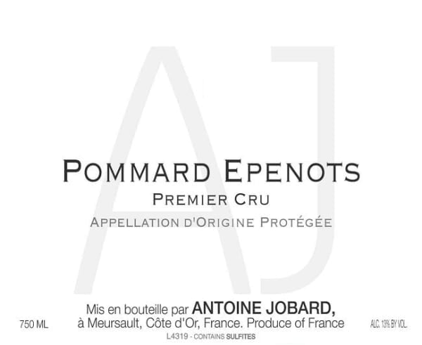 D. Antoine Jobard Pommard Epenots 1er Cru 2022 - 750ml