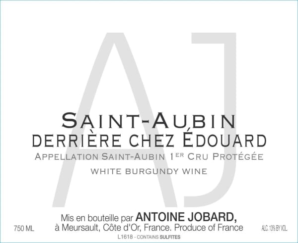 D. Antoine Jobard St. Aubin Derriere Chez Edouard 1er Cru 2022 - 750ml