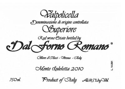 Dal Forno Romano Valpolicella Superiore 2010 - 750ml
